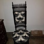 Tapizado de silla antigua